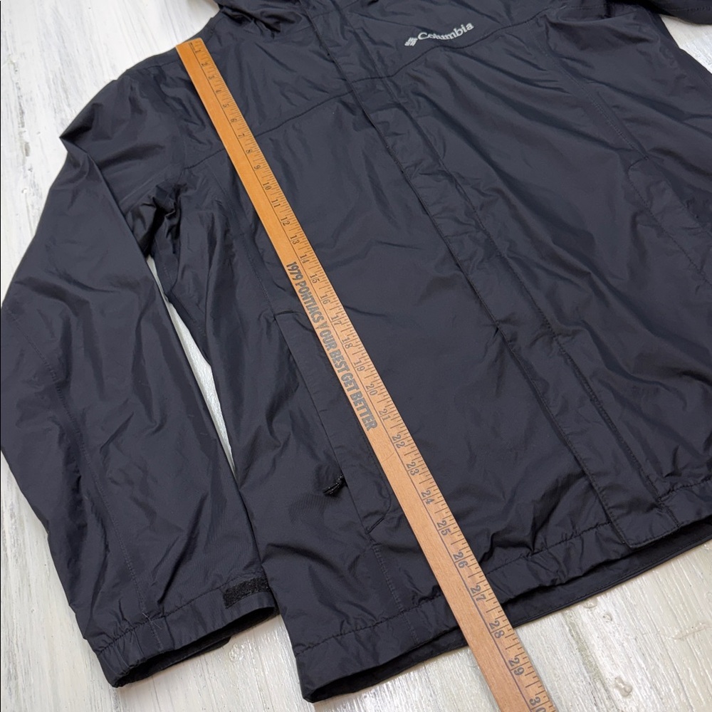Columbia Men's Watertight™ II Black Hooded Utility Rain Jacket Sz S - Picture 4 of 13